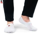 Tất nam cotton giày lười cổ thuyền có silicol chống trượt kháng khuẩn khử mùi Bizmen - CO.08