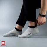 Tất Nam Thoáng Khí Cổ Ngắn Melange - ME.01.01