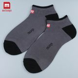 Tất Nam Cổ Ngắn Sợi Tre, Kháng Khuẩn-Khử Mùi Melange - MB.01.32