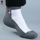 Tất nam xù siêu dày thể thao cổ trung cotton kháng khuẩn khử mùi Bizmen – CST.03