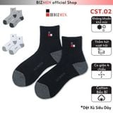 Tất, Vớ Nam Thể Thao Xù, Siêu Dày Cổ Trung Cotton, Kháng Khuẩn Khử Mùi Bizmen - CST.02