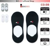 Tất nam cotton giày lười cổ thuyền có silicol chống trượt kháng khuẩn khử mùi Bizmen - CO.08