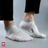 Tất Nam Thoáng Khí Cổ Ngắn Melange - ME.01.01
