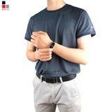 Áo thun nam sợi tre thiên nhiên bamboo thoáng khí Bizmen, áo phông nam thấm hút mồ hôi, khử mùi thể thao dạo phố BZA.01