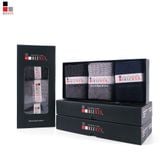 Hộp 3 Đôi Tất Nam Công Sở Cotton Cổ Trung Kháng Khuẩn Khử Mùi Bizmen - JK.01