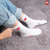 Tất, Vớ Nữ Cổ Cao Hình Trái Tim Melange - MC.01.15