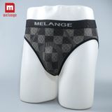 Set Hộp 3 Quần Sịp Nam Melange Hoạ Tiết Caro, Siêu Co Giãn, Thoáng Mát, Mềm Mại Trộn Màu - MN.20.19
