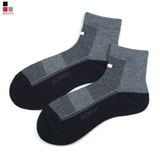 Tất Nam, Vớ Nam Thể Thao Cotton Cổ Trung Kháng Khuẩn Khử Mùi Bizmen - CSP.01