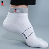 Tất Nam Cotton Cổ Trung Công Sở Thể Thao Kháng Khuẩn Khử Mùi Bizmen - CSP.08