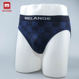 Set Hộp 3 Quần Sịp Nam Melange Hoạ Tiết Caro, Siêu Co Giãn, Thoáng Mát, Mềm Mại Trộn Màu - MN.20.19