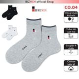 Tất Nam Công Sở Cotton Cổ Trung Kháng Khuẩn Khử Mùi Bizmen - CO.04