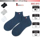 Tất Nam Công Sở Cotton Cổ Ngắn Kháng Khuẩn Khử Mùi Bizmen - BSC.013