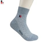 Tất Vớ Nam Cotton Cổ Trung Bizsock Kháng Khuẩn Khư Mùi BZS.004