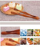 Kẹp gỗ màu nâu BAMBOO HOME gắp đồ ăn bánh ngọt, trộn salad tiện dụng