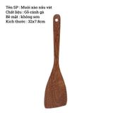 Muỗng gỗ tre BAMBOO HOME thìa xào nấu chống dính chịu nhiệt tiện lợi nhiều kích thước sản dùng trong nhà bếp nhà hàng