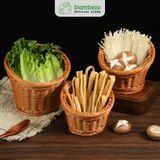Giỏ đựng rau lẩu new 2024 Bambooo Eco đựng hoa quả thực phẩm cho nhà hàng khách sạn