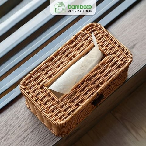 Hộp Giấy Ăn Mây Nhựa BAMBOOO ECO Đem Đến Sự Tiện Nghi Và Thẩm Mỹ Cho Không Gian Bếp