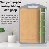 Thớt kháng khuẩn và tre nguyên tấm BAMBOO HOME cao cấp hai mặt dày dặn chắc chắn dùng trong gia đình nhà hàng khách sạn