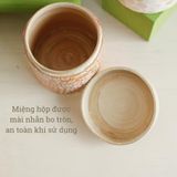 Hộp tre khảm trai cao cấp BAMBOO HOME đừng bánh kẹo đồ khô dùng làm qua tặng cho bạn bè gia đình hiện đại phong cách