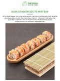 Mành Tre Cuộn Cơm BAMBOOO ECO Dụng CụCuộn Kimbap Dùng Trong Nhà Bếp Gia Đình Nhà Hàng