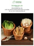 Giỏ đựng rau lẩu new 2024 Bambooo Eco đựng hoa quả thực phẩm cho nhà hàng khách sạn