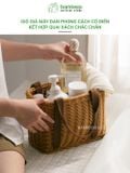 Túi Đựng Đồ Hoa Quả Đi Chợ, Đi Biển, Dã Ngoại BAMBOOO ECO Giỏ Có Quai Xách Chịu Lực - Chịu Nước