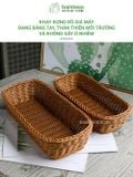 Khay đựng đồ đa năng BAMBOOO ECO để đũa thìa hoặc đồ khô bánh mì trong siêu thị, nhà hàng