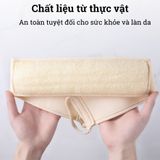 Bông tắm xơ mướp BAMBOO HOME tự nhiên không tẩy trắng