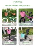 Giỏ Gắn Xe Đạp Đan Thủ Công BAMBOOO ECO Nhiều Màu Sắc, Deo Dai, Dễ Sử Dụng