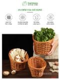 Giỏ đựng rau lẩu new 2024 Bambooo Eco đựng hoa quả thực phẩm cho nhà hàng khách sạn