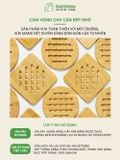 Miếng lót nồi gỗ tre BAMBOOO ECO cách nhiệt chống trầy mặt bàn