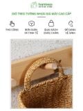 Giỏ Đựng Đồ Treo Tường Dễ Thương BAMBOOO ECO Để Hành Tỏi Ớt Bánh Kẹo Dùng Trong Gia Đình Nhà Bếp