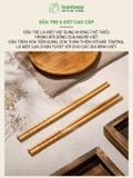 Bộ đũa gỗ tre tự nhiên 10 đôi BAMBOOO ECO an toàn vệ sinh, sử dụng cho gia đình, nhà hàng, khách sạn, đồ dùng nhà bếp