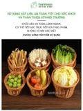 Giỏ đựng rau lẩu new 2024 Bambooo Eco đựng hoa quả thực phẩm cho nhà hàng khách sạn