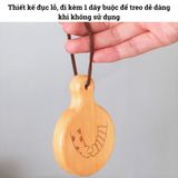 Dụng cụ mở nắp chai BAMBOO HOME Khui bia bằng gỗ họa tiết dễ thương có nam châm hút tiện lợi dùng cho nhà hàng khách sạn