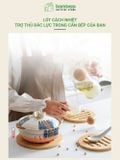 Miếng lót nồi gỗ tre BAMBOOO ECO cách nhiệt chống trầy mặt bàn