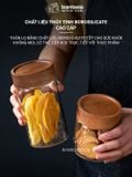 Hũ Thuỷ Tinh Chịu Nhiệt 400°C BAMBOOO ECO Chất Liệu thủy tinh Borosilicate và nắp gỗ keo VSATTP