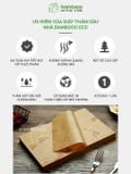 Giấy Thấm Dầu Kiểu Mỹ Set 50 Tờ BAMBOOO ECO Lót Cho Đồ Ăn Chiên Rán, Đồ Nướng , Bánh Mì Chống Dầu Mỡ