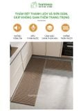 Thảm bếp 2024 sợi dệt thấm nước nhanh BAMBOOO ECO thảm trải sàn nhà bếp chống trơn trượt bằng cao su