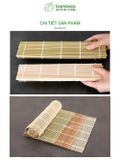 Mành Tre Cuộn Cơm BAMBOOO ECO Dụng CụCuộn Kimbap Dùng Trong Nhà Bếp Gia Đình Nhà Hàng