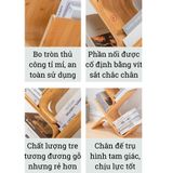 Kệ sách hình cây BAMBOO HOME, giá đựng sách bằng tre nhiều kích thước, tiết kiệm không gian, sử dụng cho phòng làm việc