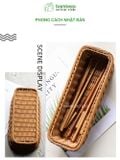 Khay đựng đồ đa năng BAMBOOO ECO để đũa thìa hoặc đồ khô bánh mì trong siêu thị, nhà hàng