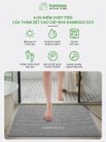 Thảm Phòng Tắm Nhung Cao Cấp BAMBOOO ECO Siêu Thấm Hút , Dày Dặn Nhiều Lớp , Đế Cao Su Chống Trượt