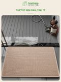 Thảm Lau Chân BAMBOOO ECO Chống Trượt Siêu Thấm Hút Thiết Kế Tinh Tế Cho Mọi Nhà
