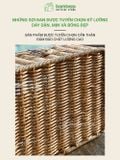 Hộp Giấy Ăn Chất Liệu Mây Nhựa Cao Cấp BAMBOOO ECO Đảm Bảo An Toàn Và Đẹp Mắt