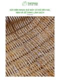 Khay nhựa giả mây chống trượt BAMBOOO ECO đựng đồ khô bánh kẹo hướng dương dùng trong nhà hàng