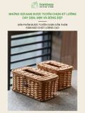 Hộp Giấy Ăn Mây Nhựa BAMBOOO ECO Đem Đến Sự Tiện Nghi Và Thẩm Mỹ Cho Không Gian Bếp