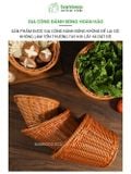 Giỏ đựng rau lẩu new 2024 Bambooo Eco đựng hoa quả thực phẩm cho nhà hàng khách sạn