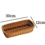 Khay đựng đồ đa năng BAMBOO HOME để đũa thìa, điều khiển hoặc trái cây hoa quả bánh mì trong siêu thị, nhà hàng