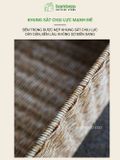 Giỏ Mây Nhựa Đan Tay BAMBOOO ECO Tiện Lợi Thẩm Mỹ Cho Không Gian Sống Gọn Gàng Hiện Đại